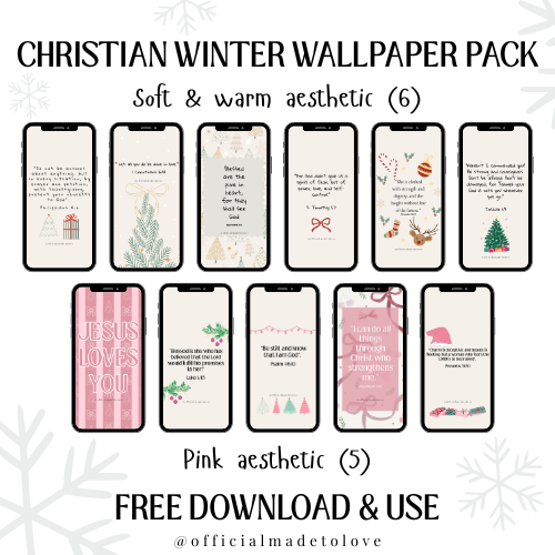 CHRISTIAN WINTER WALLPAPER PACK (11ct)