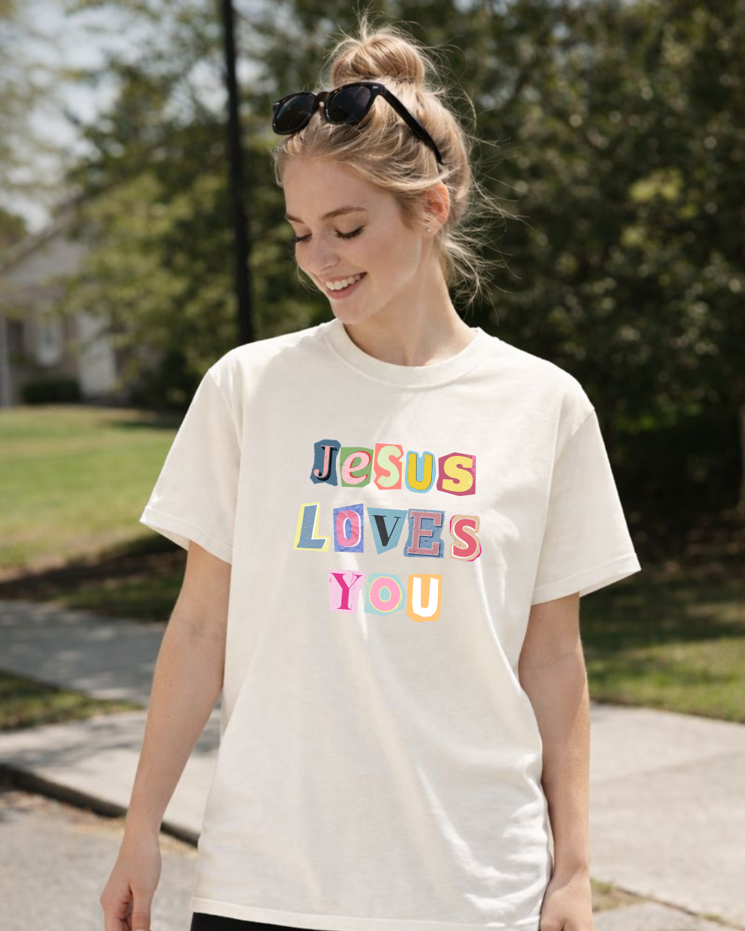 "Jesus Loves You" Comfort Colors Tees